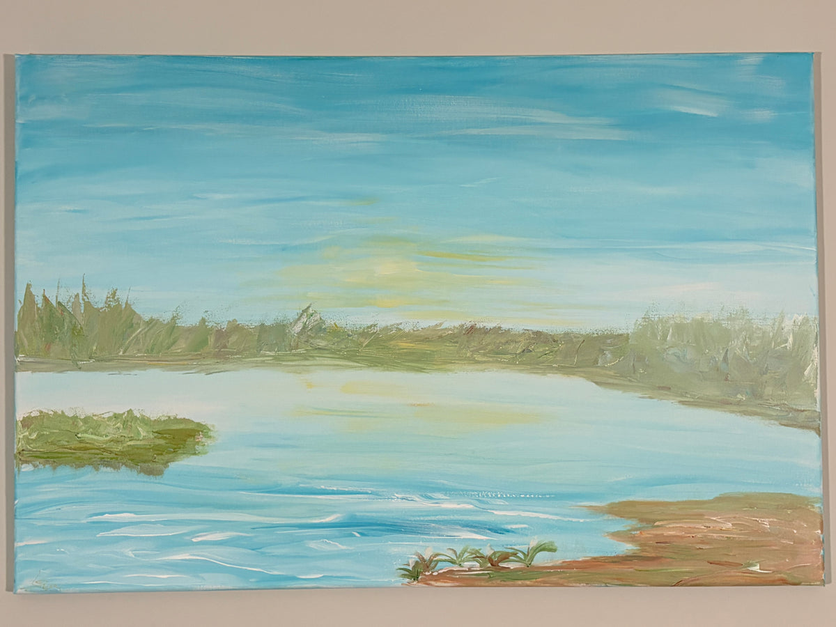 Where the Water Leads — 24” × 36”