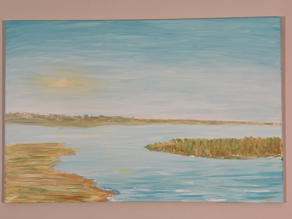 Quiet Tides — 24” × 36”