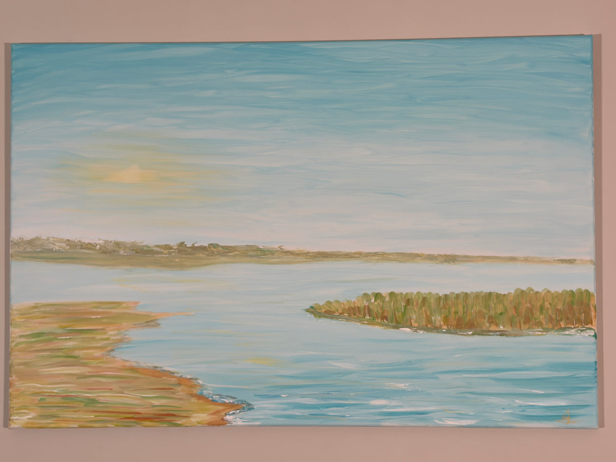 Quiet Tides — 24” × 36”